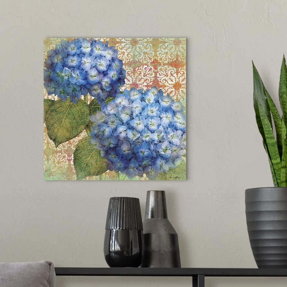 A modern room featuring Strikingly beautiful floral will add elegance to any room.
