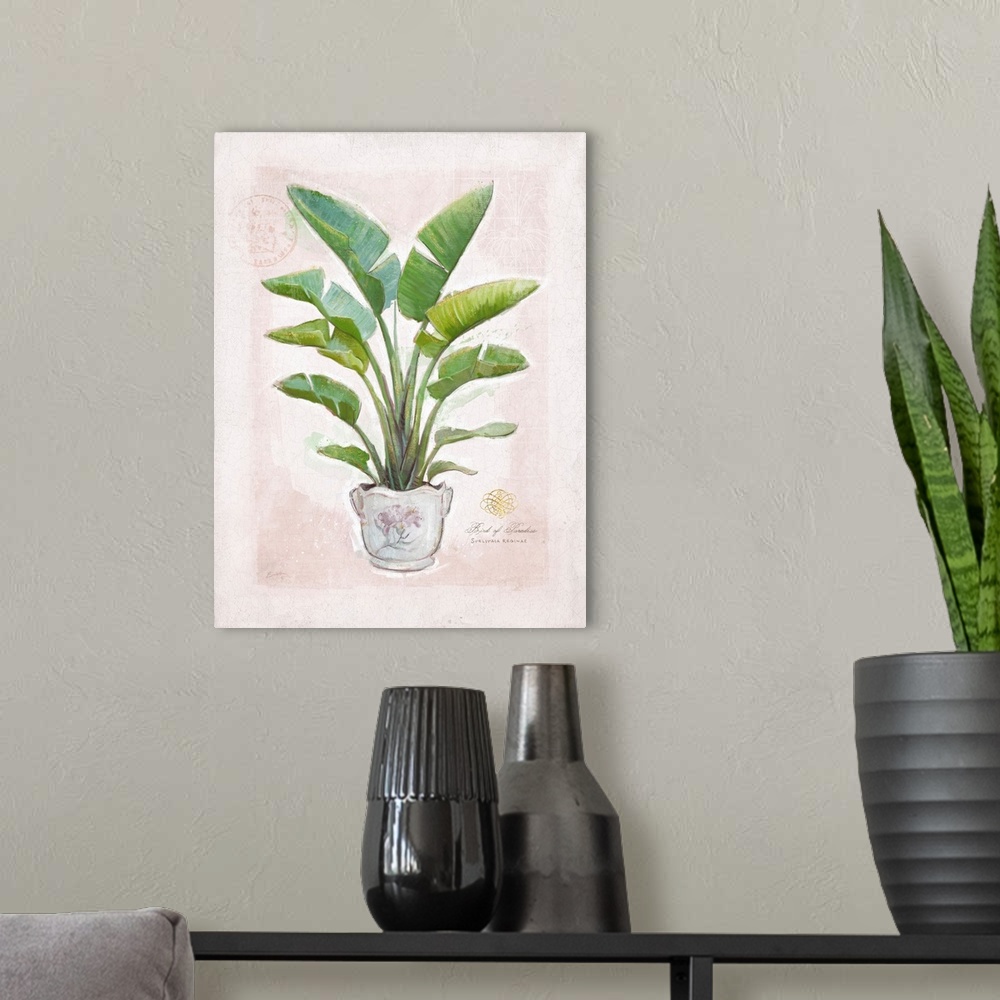 A modern room featuring Elegant fern art is perfect for any decor and any room!