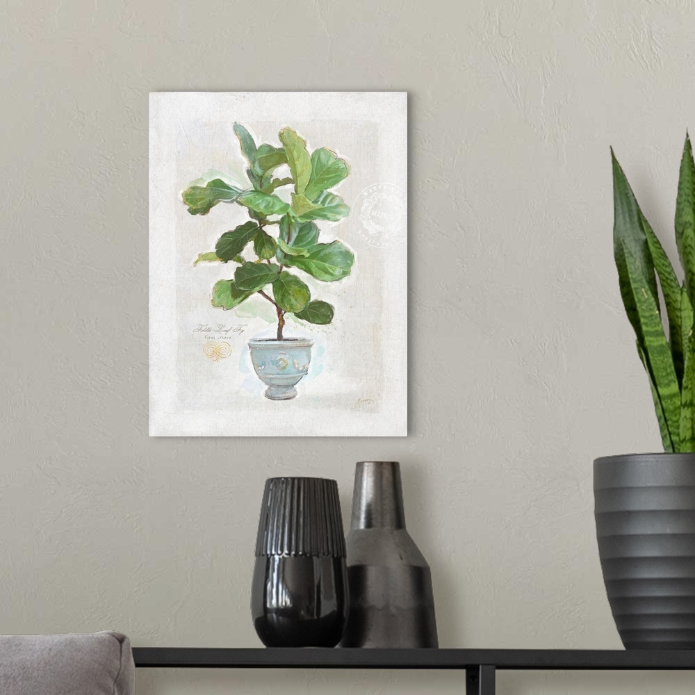 A modern room featuring Elegant fern art is perfect for any decor and any room!