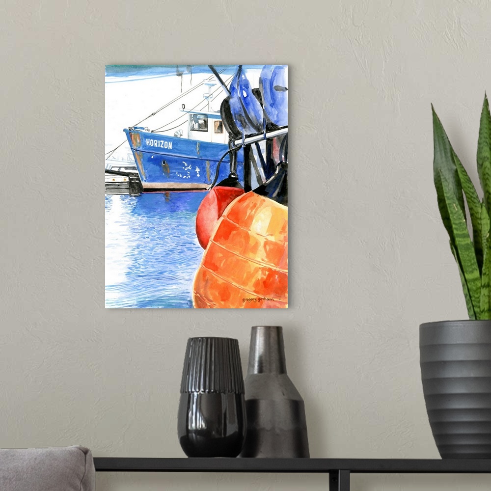 A modern room featuring Buoy & Boat