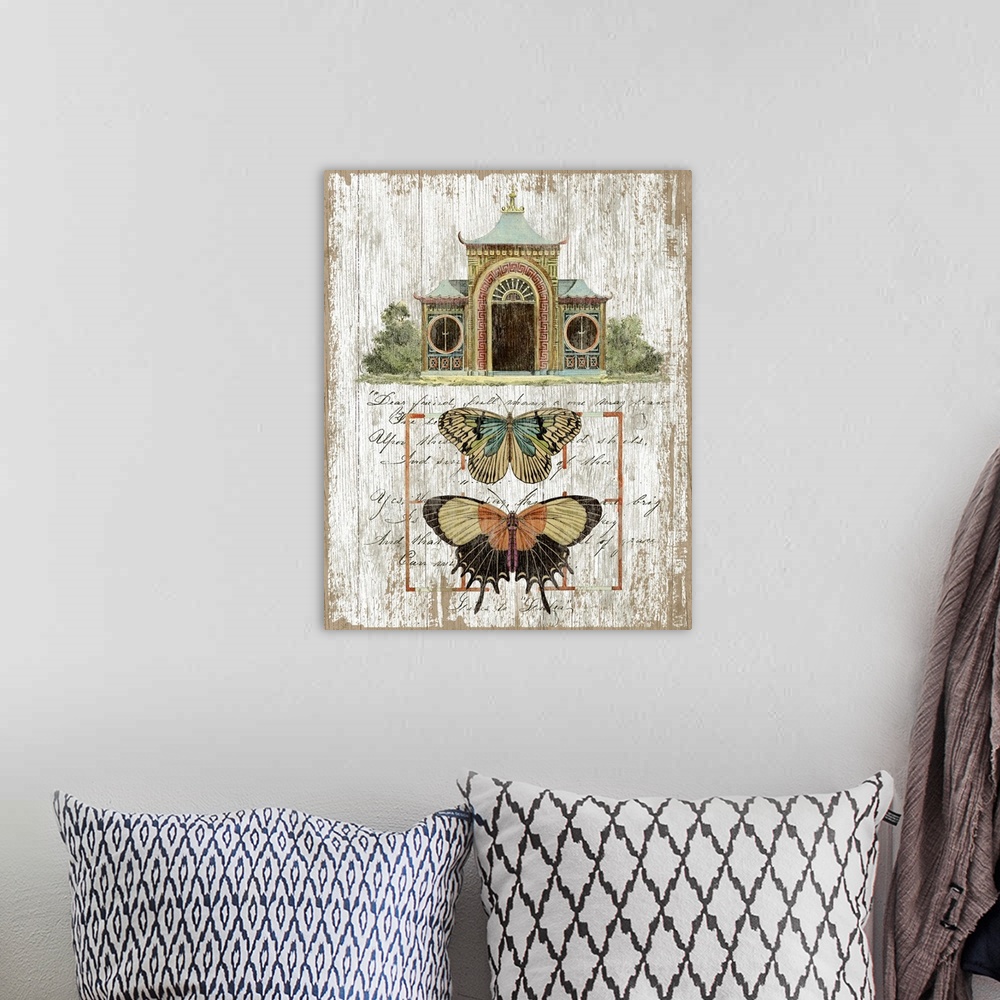 A bohemian room featuring Butterfly Palace II