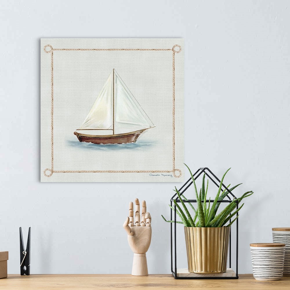 A bohemian room featuring This classic nautical motif adds the perfect coastal touch to any room