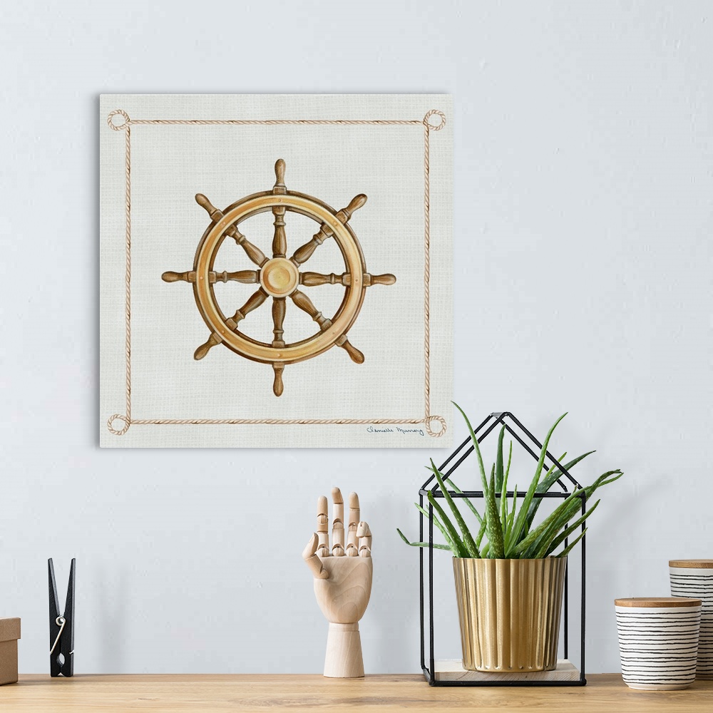 A bohemian room featuring This classic nautical motif adds the perfect nautical accent to any room