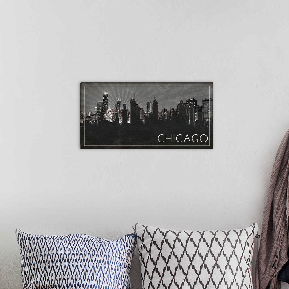 A bohemian room featuring Chicago