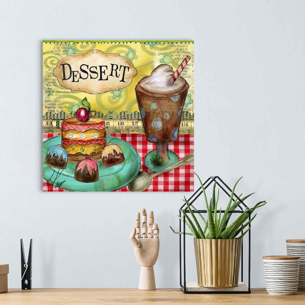 A bohemian room featuring Coffee addicts will love this coffee-themed art.