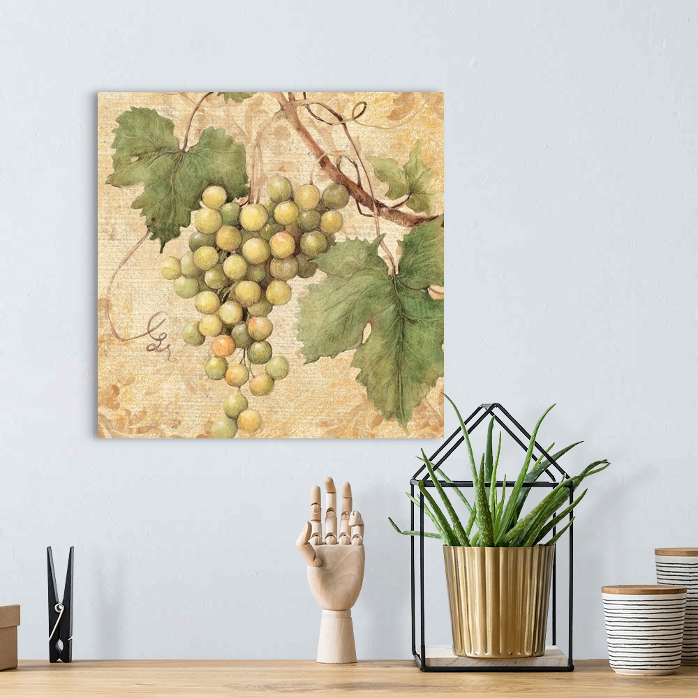 A bohemian room featuring Elegant and traditional fruit scene is perfect for the dining room or kitchen!