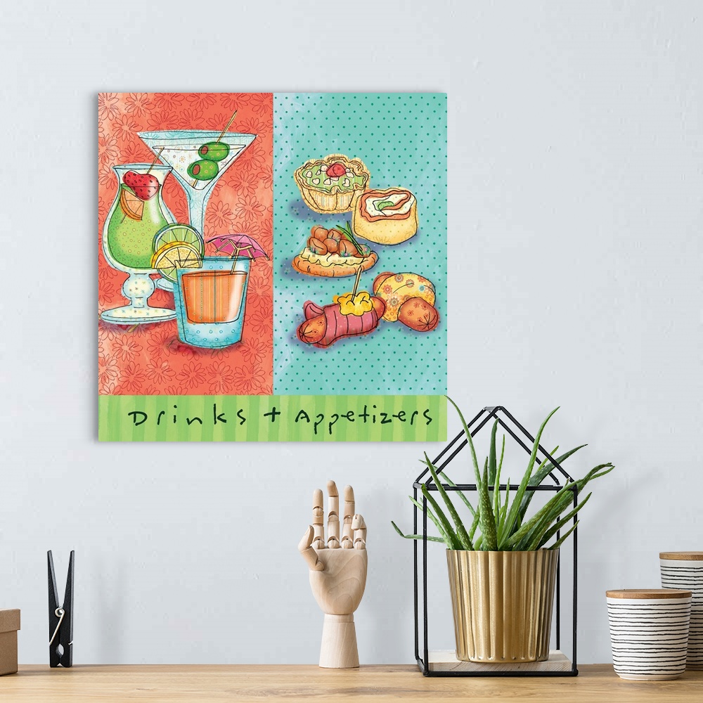 A bohemian room featuring Happy Pairings - Drinks