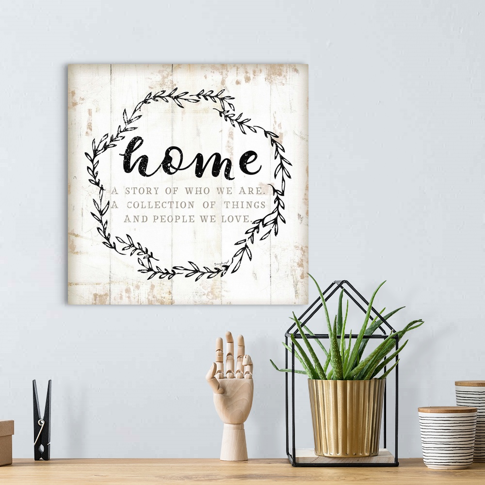 A bohemian room featuring Home - A Story of Where We Are