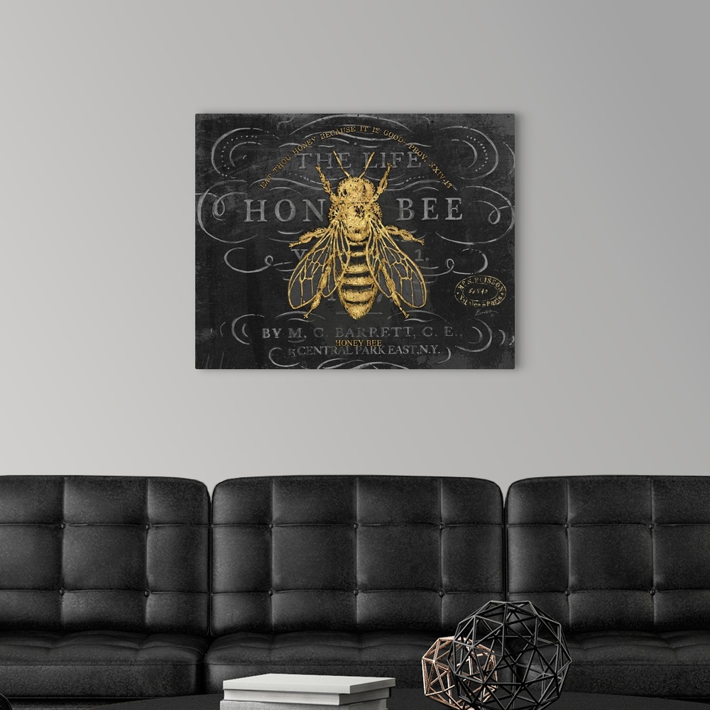 A modern room featuring Bee fashion forward with this elegant decor motif