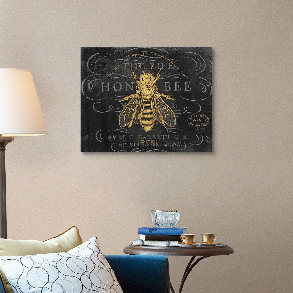 A traditional room featuring Bee fashion forward with this elegant decor motif