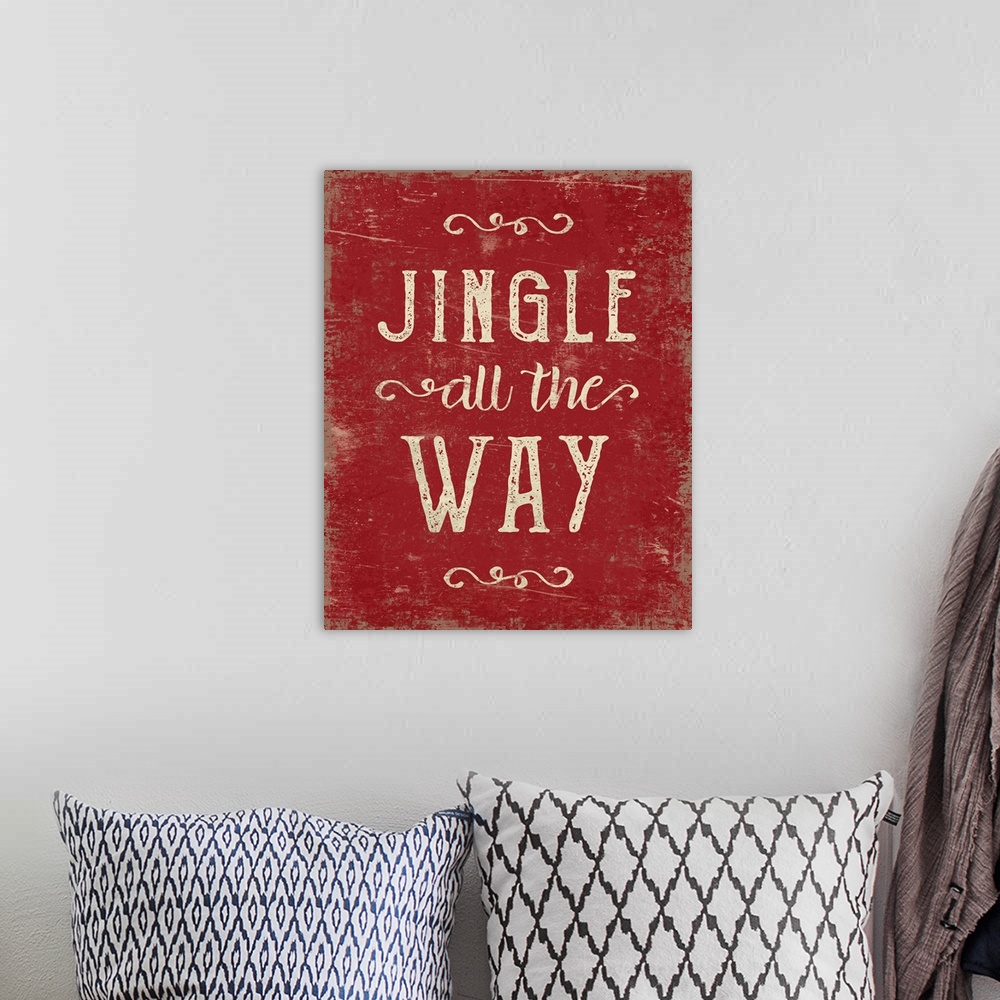 A bohemian room featuring Jingle All The Way