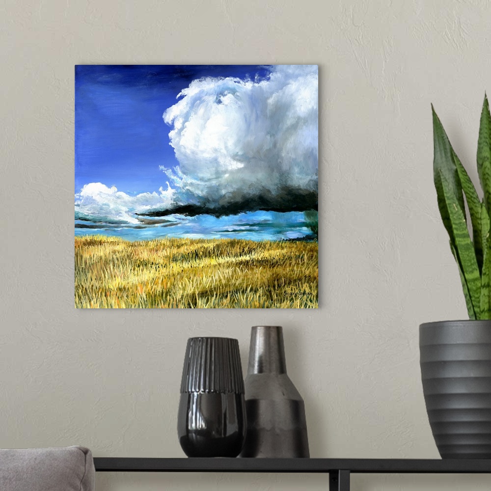 A modern room featuring Modern landscape scene is a stunning background for any decor