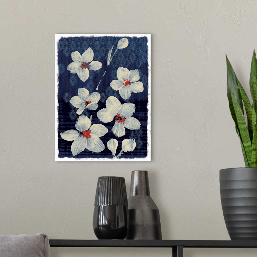 A modern room featuring An elegant and striking floral display that will work in any room.