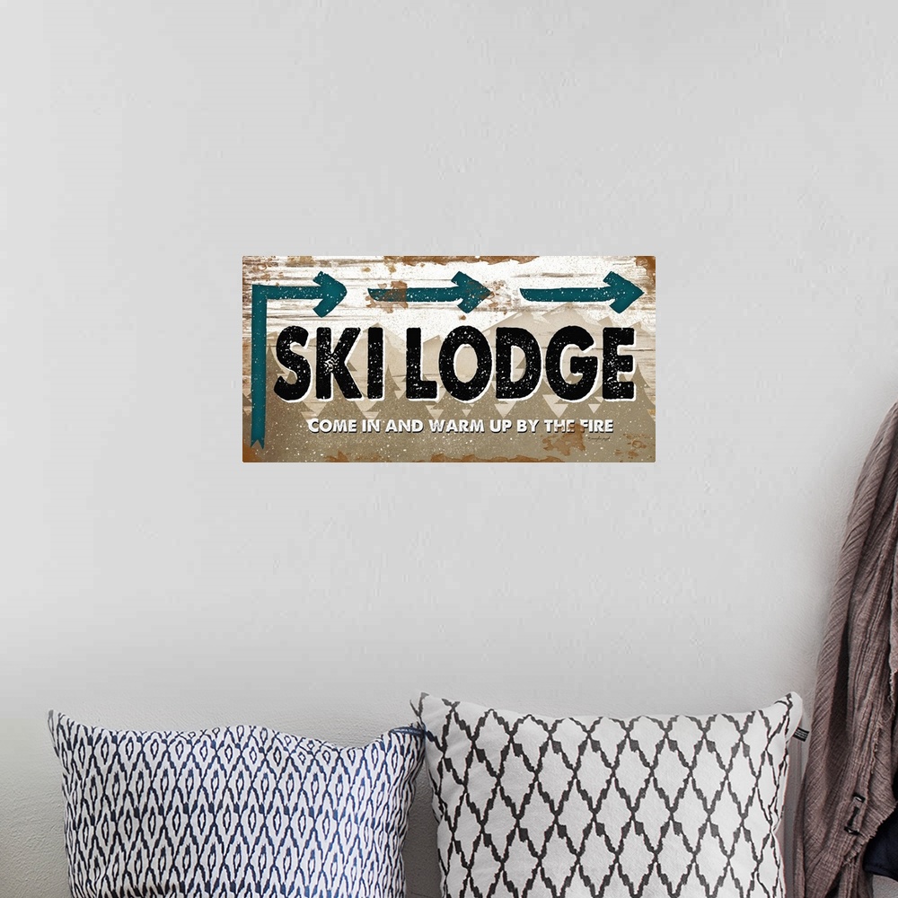 A bohemian room featuring Ski Lodge