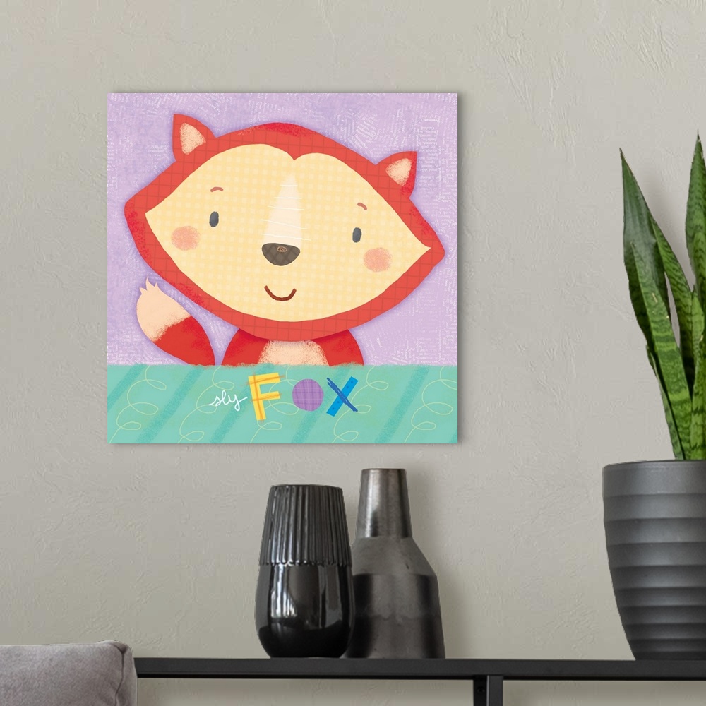 A modern room featuring Sweet baby art for boy's or girl's décor!