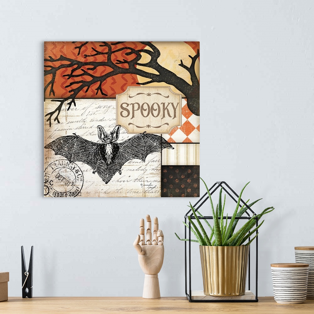 A bohemian room featuring Spooky