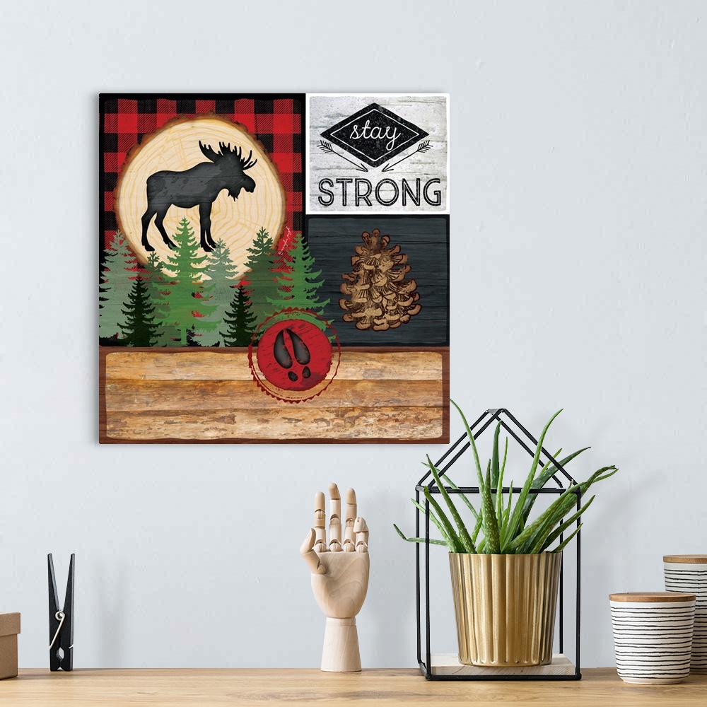 A bohemian room featuring Stay Strong