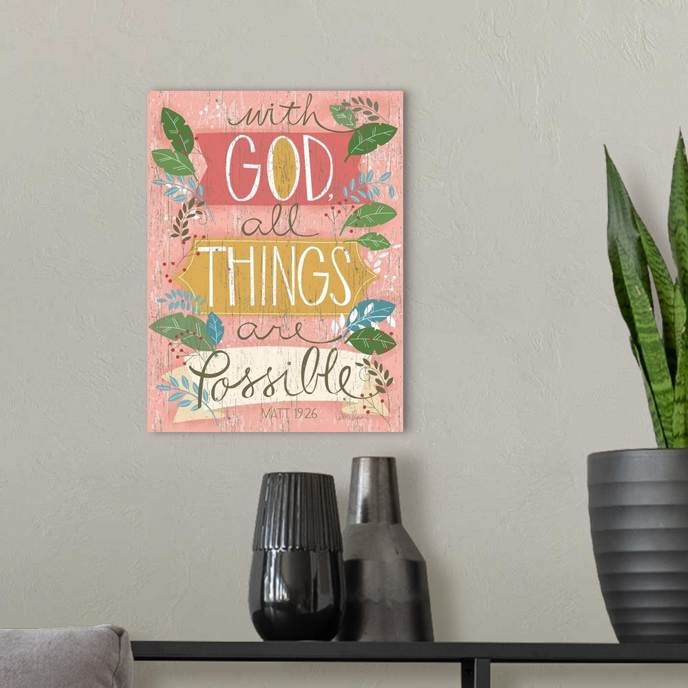 A modern room featuring Bring the joy of scripture into your decor