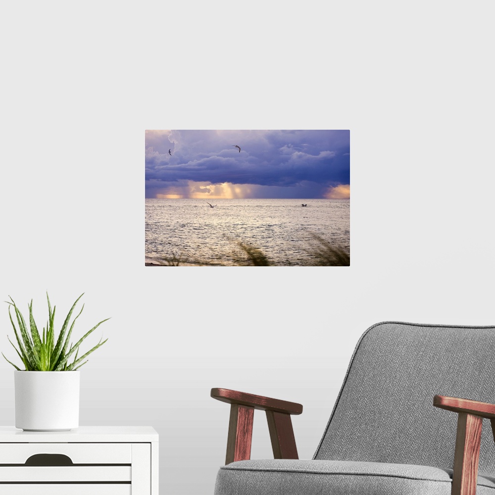 A modern room featuring Afternoon storms, Redfish pass, Captiva Island, FL