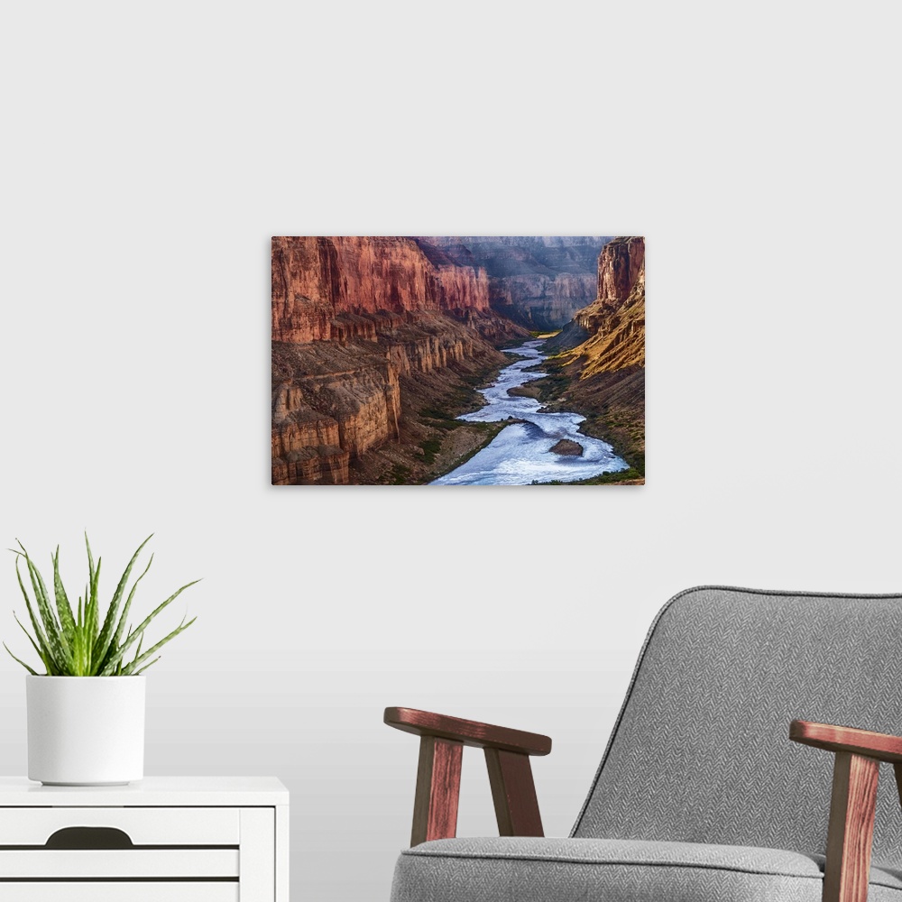 A modern room featuring USA Arizona Grand Canyon Colorado River Float Trip from Nankoweap