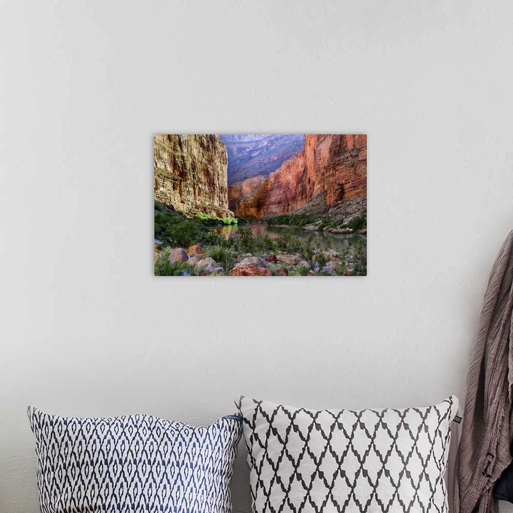 A bohemian room featuring USA Arizona Grand Canyon Colorado River Float Trip Whitmore Creek