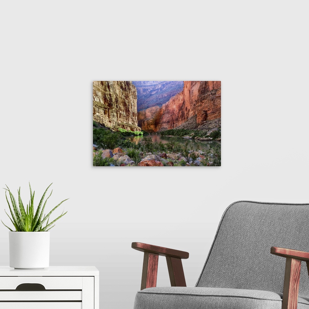A modern room featuring USA Arizona Grand Canyon Colorado River Float Trip Whitmore Creek
