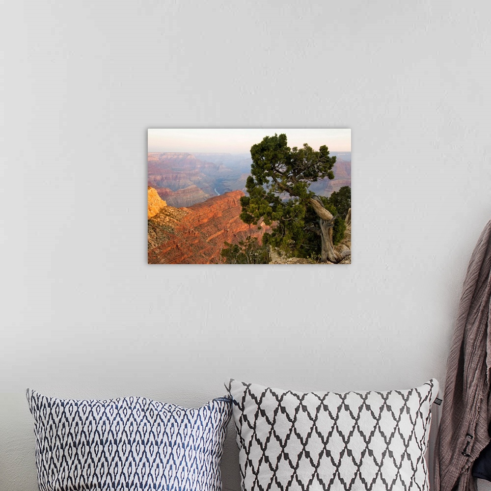 A bohemian room featuring Arizona, Grand Canyon National Point, Grand Canyon at Dawn from Hopi Point.