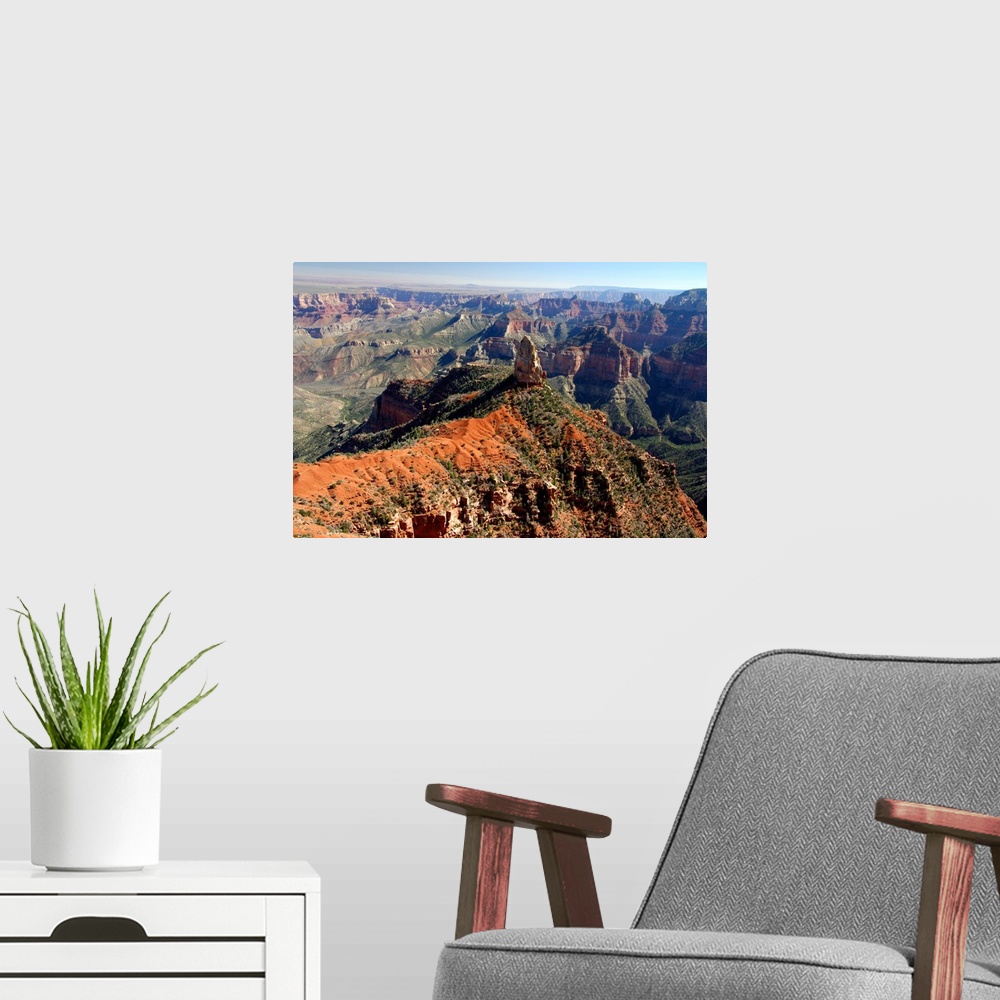 A modern room featuring North America, USA, Arizona, Grand Canyon National Park, North Rim. Point Imperial scenic overlook.