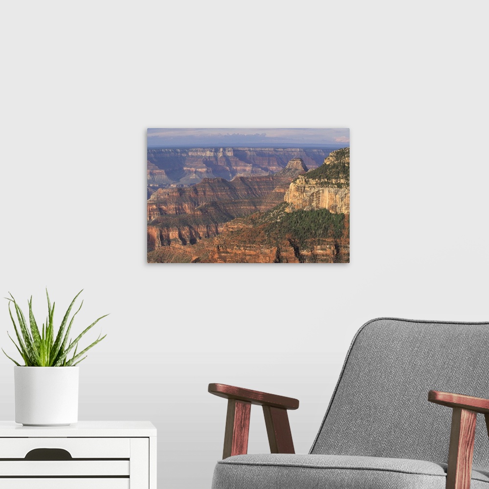 A modern room featuring Arizona, Grand Canyon National Park, view from Bright Angel Point..