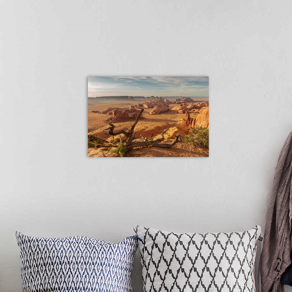 A bohemian room featuring Arizona, Monument Valley, Hunt's Mesa. United States, Arizona.