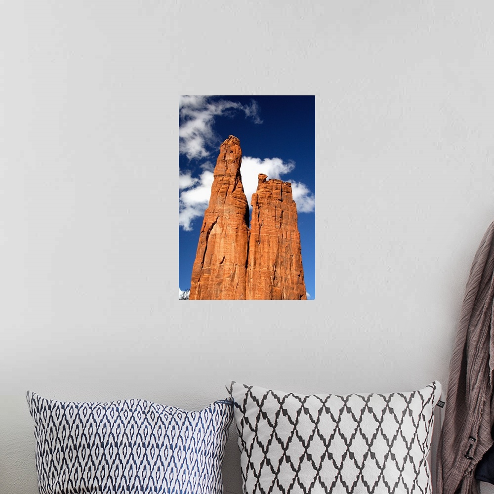 A bohemian room featuring North America, USA, Arizona, Navajo Indian Reservation, Chinle, Canyon de Chelly National Monumen...