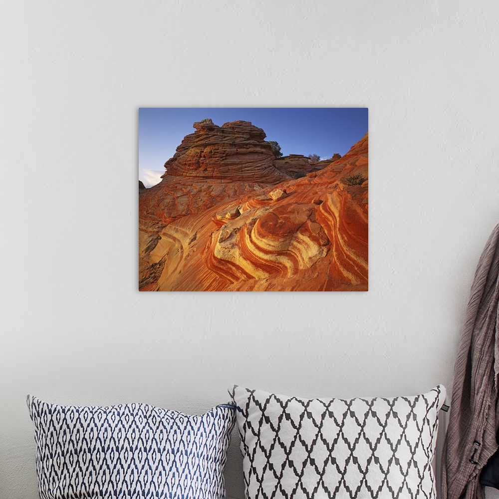 A bohemian room featuring USA, Arizona, Vermilion Cliffs National Monument, Paria-Vermilion Cliffs Wilderness, Sandstone.