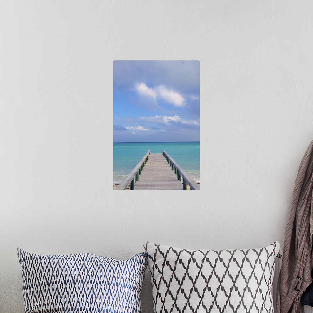 A bohemian room featuring BAHAMAS-Grand Bahama Island-Eastern Side:.Barbary Beach-.Pier View