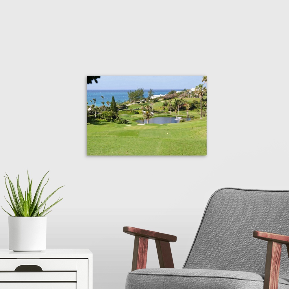 A modern room featuring Bermuda. Fairmont Southampton Hotel and Golf Club.