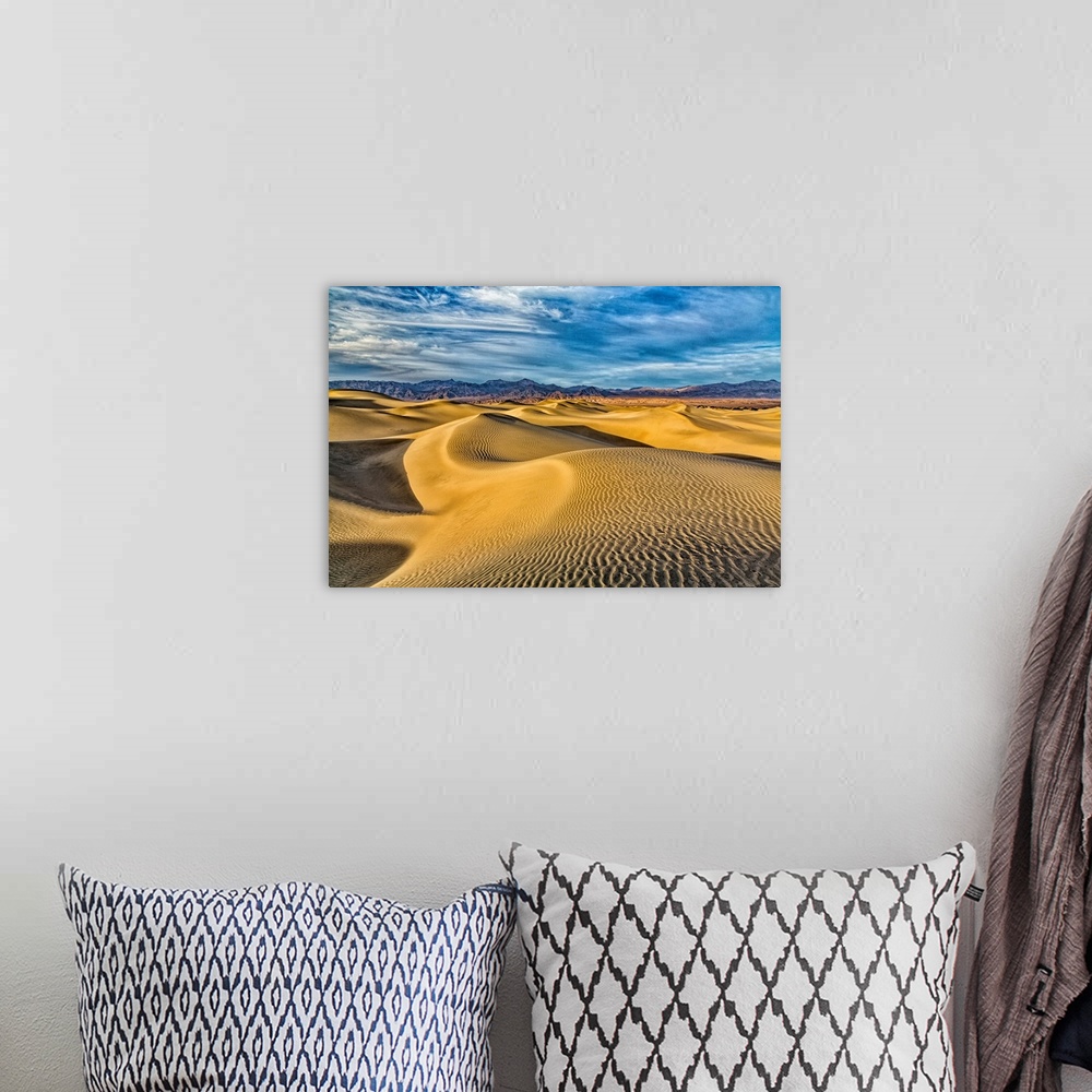 A bohemian room featuring Biship, California, Death Valley, Death Valley National Park, Sand Dunes, USA.