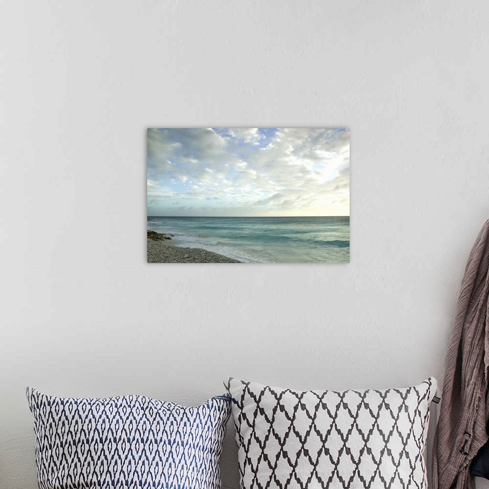 A bohemian room featuring ABC Islands-BONAIRE-Pink Beach:.Ocean View / Sunset