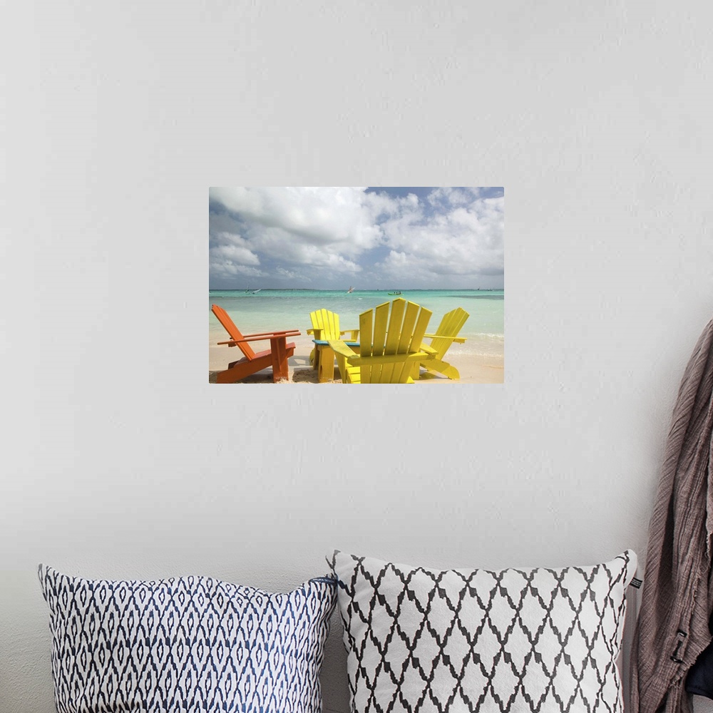 A bohemian room featuring ABC Islands - BONAIRE - Sorobon Beach: Beach Chairs