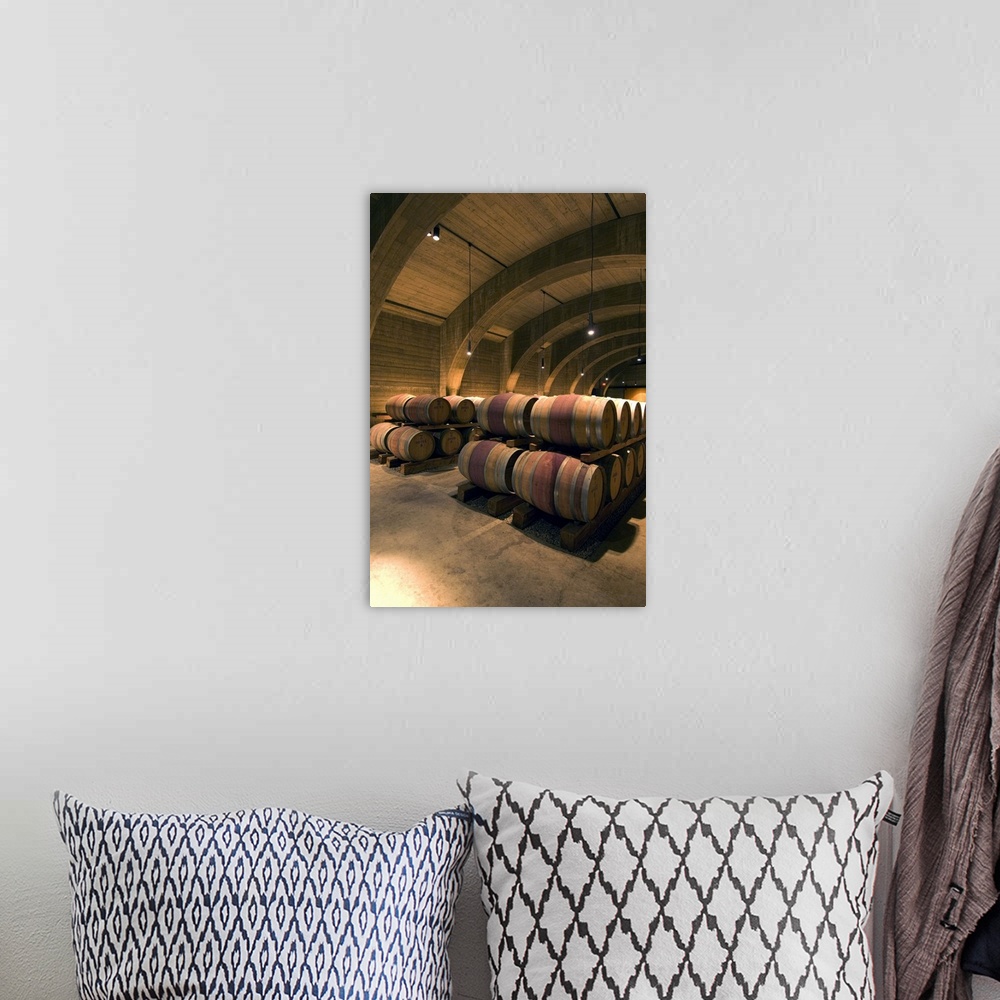 A bohemian room featuring NA; Canada; British Columbia; Okanagan Valley; Westbank; Mission Hill Estate Winery Wine Cellar
