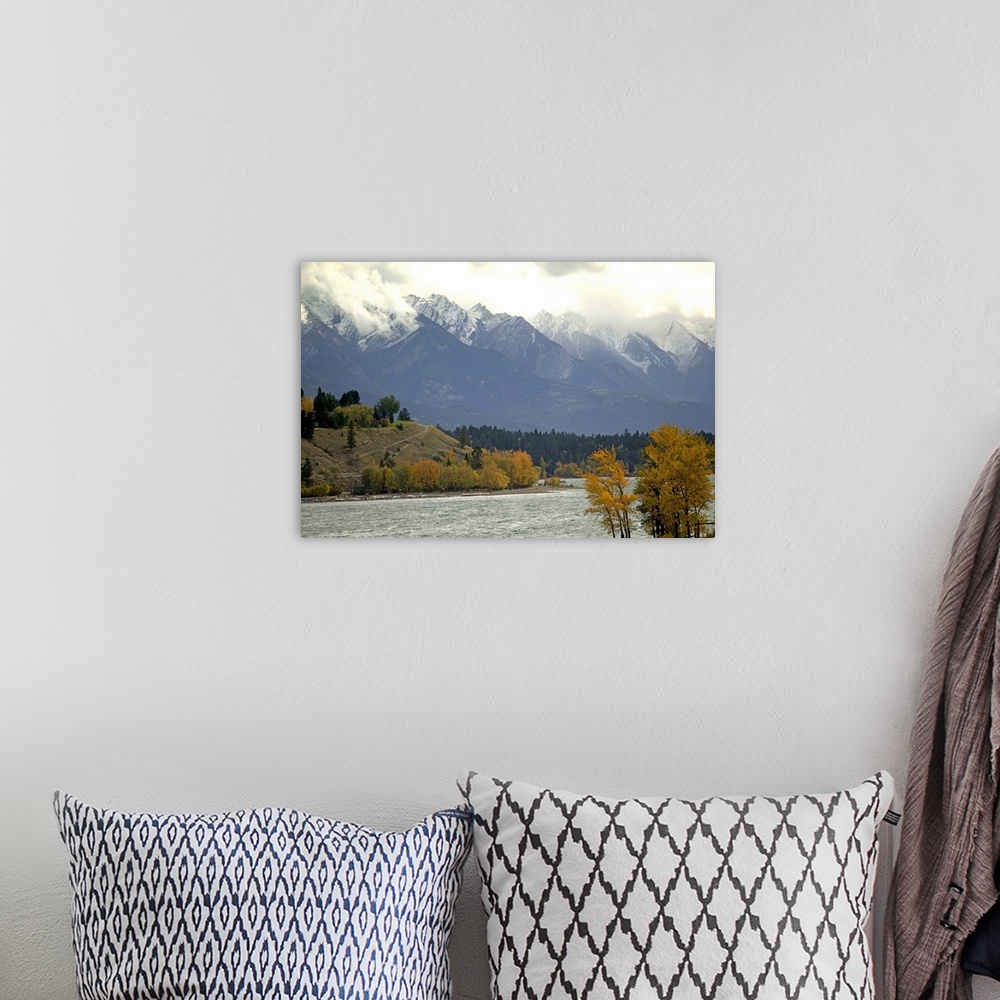 A bohemian room featuring British Columbia, The Rockies, Invermere, View of Windermere Lake