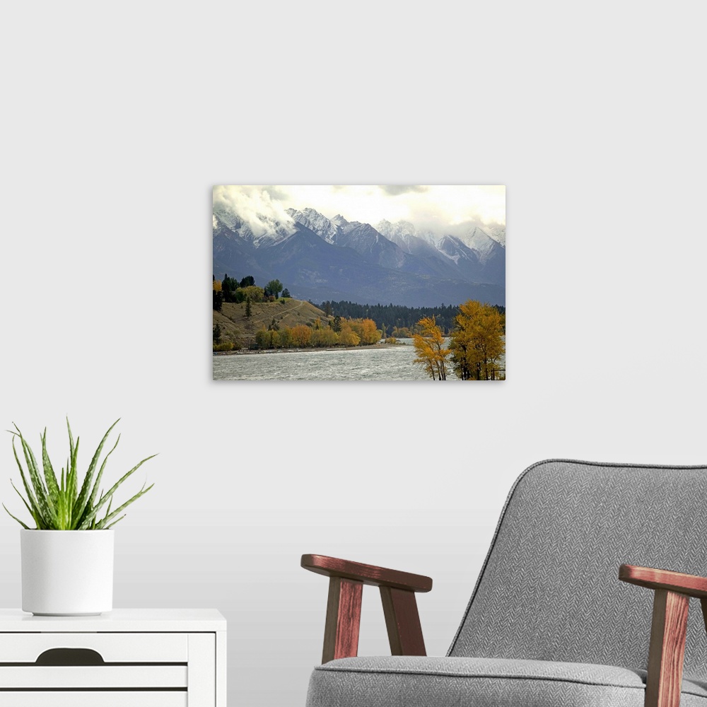A modern room featuring British Columbia, The Rockies, Invermere, View of Windermere Lake