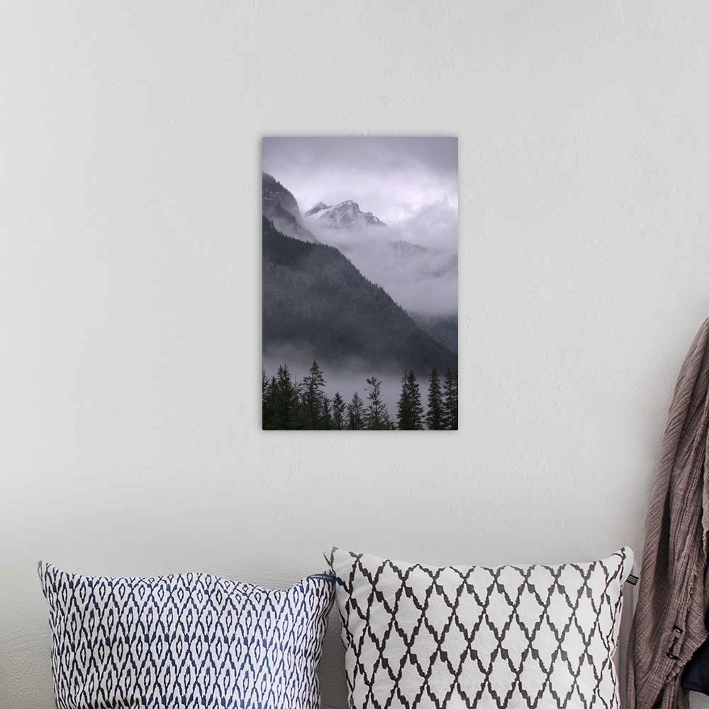 A bohemian room featuring British Columbia, Yoho National Park, Mountains and Mist