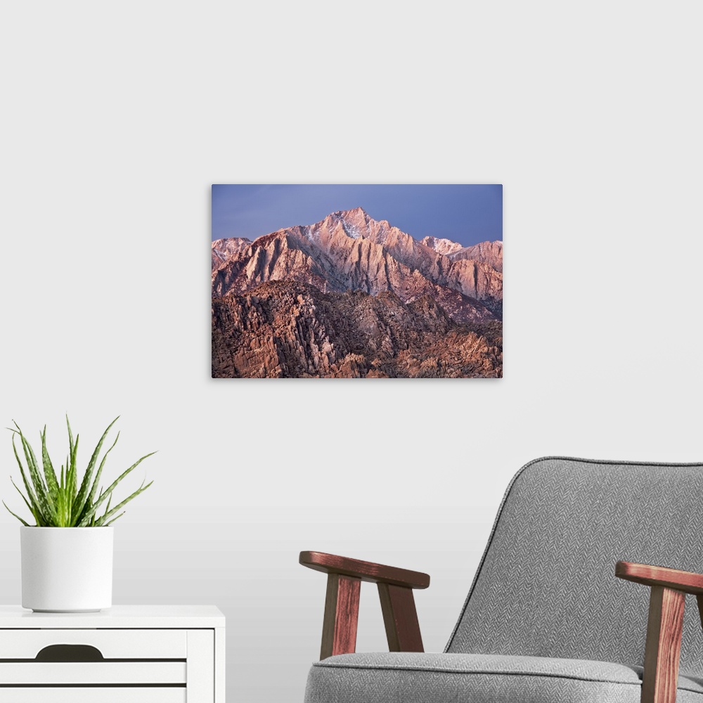 A modern room featuring USA California Alabama Hills Eastern Sierra Nevada Mountains