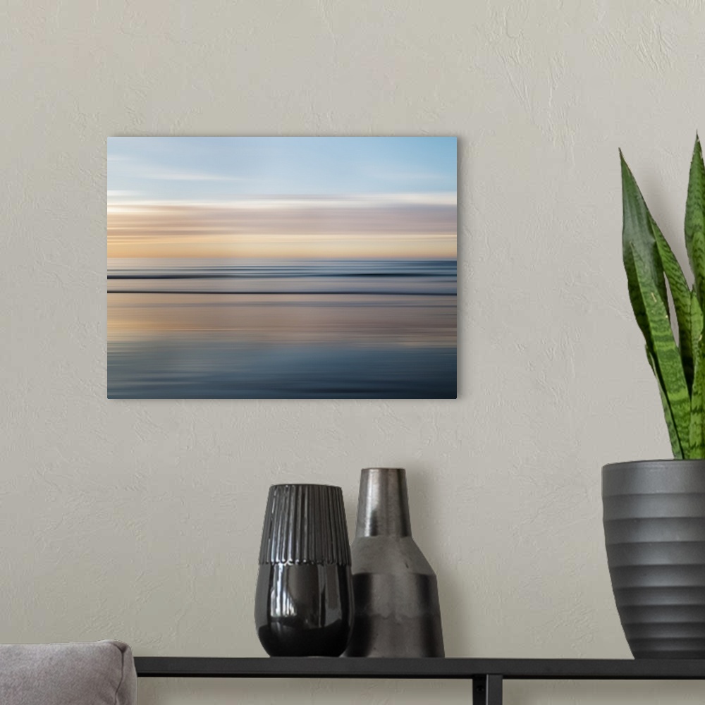 A modern room featuring USA, California, La Jolla, Abstract of incoming waves