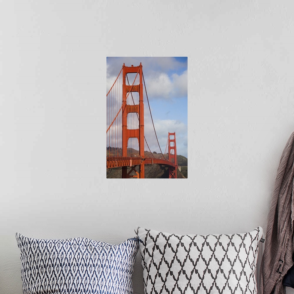 A bohemian room featuring USA, California, San Francisco, Presidio, Golden Gate National Recreation Area, elevated view of ...