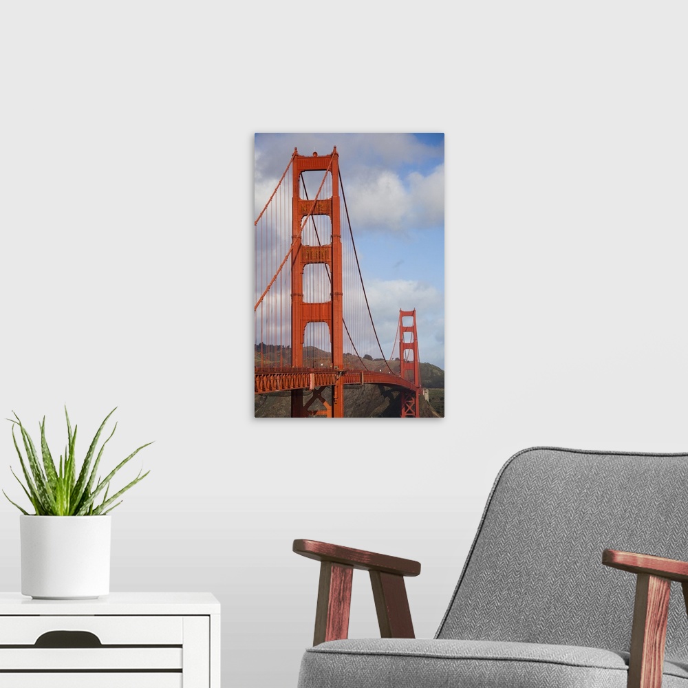 A modern room featuring USA, California, San Francisco, Presidio, Golden Gate National Recreation Area, elevated view of ...