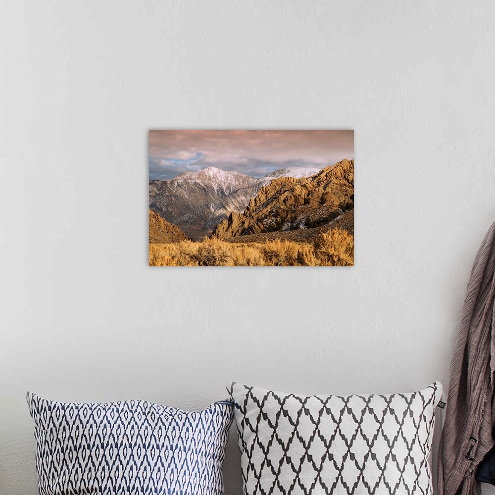 A bohemian room featuring USA, California. White Mountains landscape. Credit: Dennis Flaherty / Jaynes Gallery