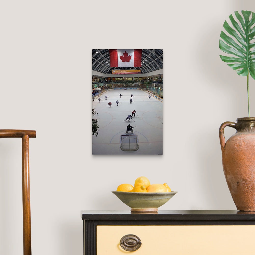 A traditional room featuring Canada, Alberta, Edmonton, West Edmonton Mall, Ice Palace, Mall Hockey Rink