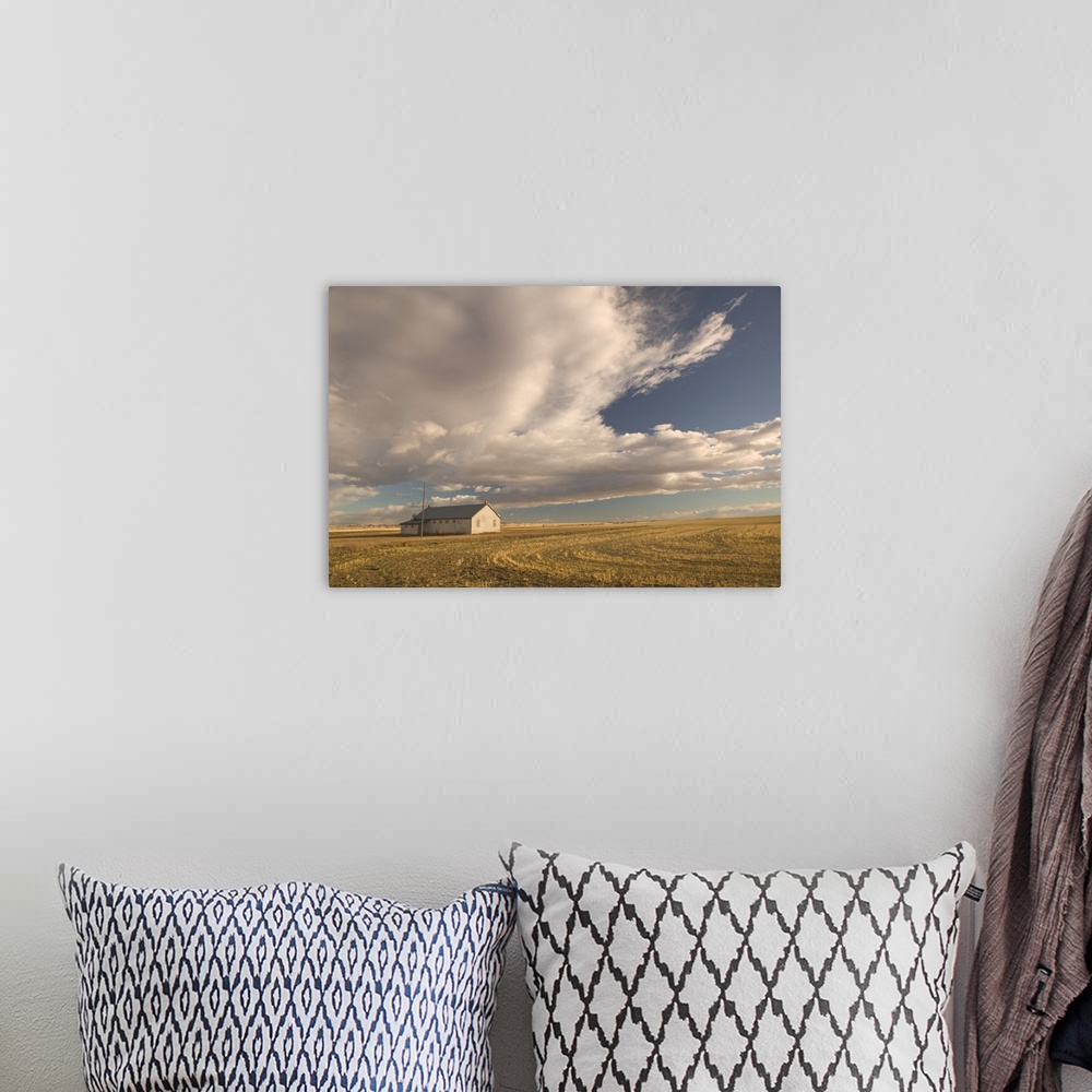 A bohemian room featuring Canada, Alberta, Stand Off, Landscape with Dramatic Sky