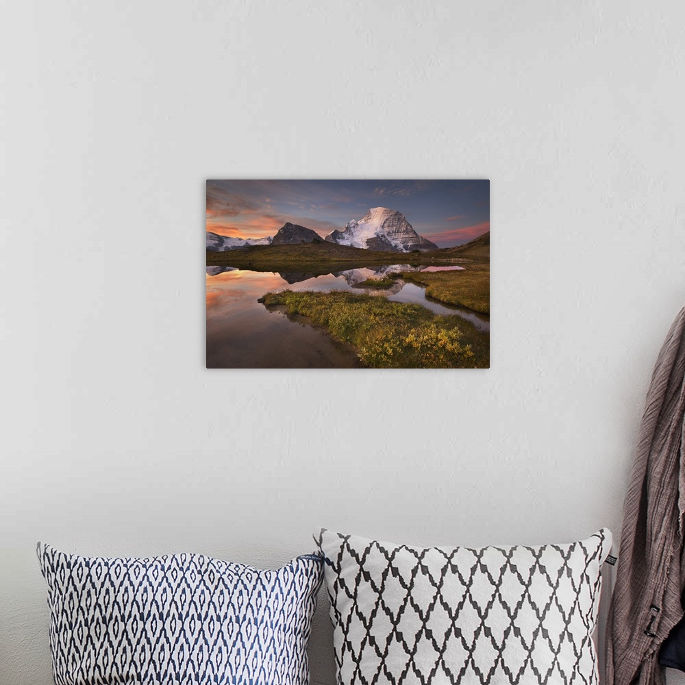 A bohemian room featuring Canada, British Columbia, Sunrise Over Mount Robson, Mount Robson Provincial Park