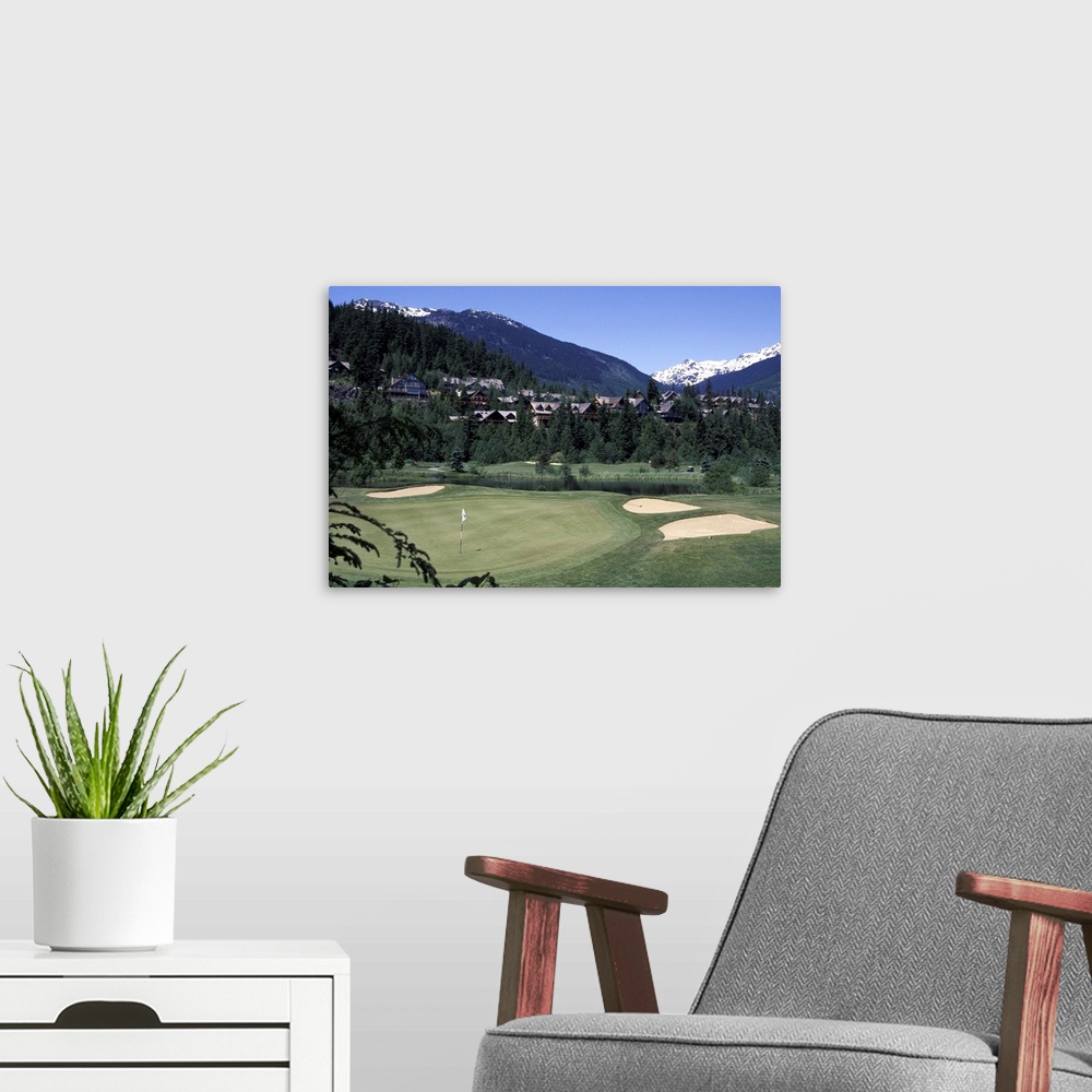 A modern room featuring North America, Canada, British Columbia, Whistler. Arnold Palmer Golf Course